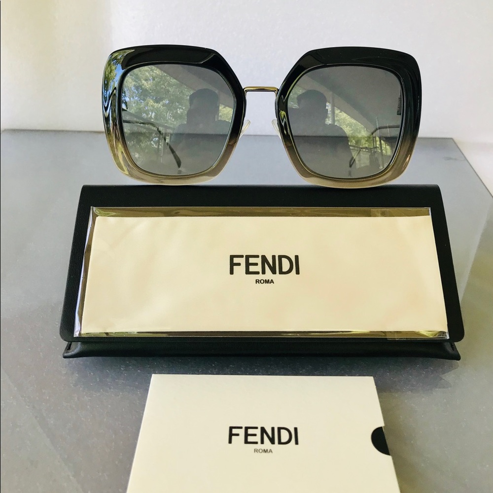 Fendi Oversized Square Sunglasses